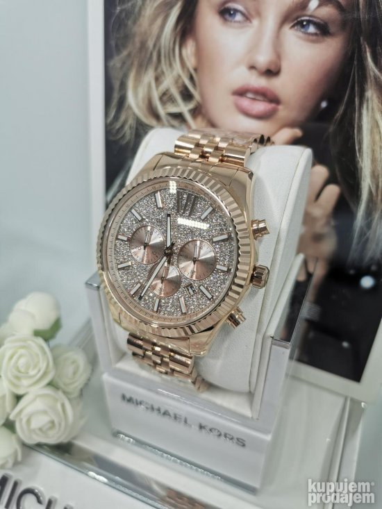  Shop Authentic Michael Kors Lexington Rose Gold Dial Rose Gold Stainless Steel Strap Watch for Men - MK8580 - Luxxuri