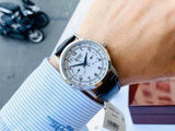  Shop Authentic Citizen Eco Drive Silver Dial Black Leather Strap Watch For Men - AO9000-06B - Luxxuri