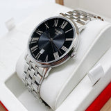  Shop Authentic Tissot Carson Premium Black Dial Silver Steel Strap Watch For Men - T122.410.11.053.00 - Luxxuri