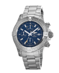  Shop Authentic Breitling Avenger Chronograph 45mm Blue Dial Silver Steel Strap Watch for Men - A13317101C1A1 - Luxxuri