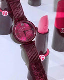  Shop Authentic Guess Soho Pink Dial Pink Mesh Bracelet Watch For Women - W0638L6 - Luxxuri