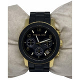  Shop Authentic Michael Kors Runway Black Dial Black Silicone Strap Watch for Women - MK5191 - Luxxuri
