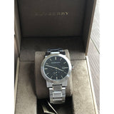  Shop Authentic Burberry The City Black Dial Silver Steel Strap Watch for Men - BU9901 - Luxxuri