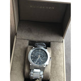  Shop Authentic Burberry The City Black Dial Silver Steel Strap Watch for Men - BU9351 - Luxxuri
