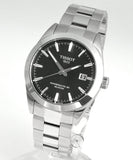  Shop Authentic Tissot Gentleman Powermatic 80 Silicium Black Dial Silver Steel Strap Watch For Men - T127.407.11.051.00 - Luxxuri