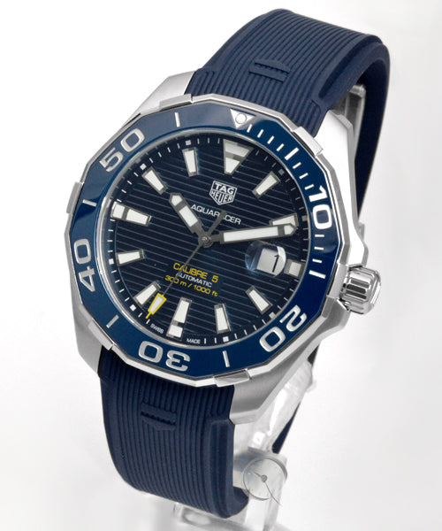  Shop Authentic Tag Heuer Aquaracer Blue Dial Watch for Men - WAY201B.FT6150 - Luxxuri