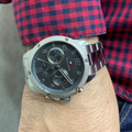  Shop Authentic Tommy Hilfiger Blaze Chronograph Black Dial Silver Steel Strap Watch For Men - 1792029 - Luxxuri