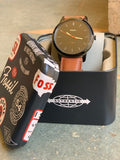  Shop Authentic Fossil The Minimalist Black Dial Brown Leather Strap Watch for Men - FS5305 - Luxxuri