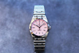  Shop Authentic Breitling Chronomat 32 Diamonds Pink Dial Silver Steel Strap Watch for Women - A77310101K1A1 - Luxxuri