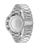  Shop Authentic Hugo Boss View Chronograph Black Dial Silver Steel Strap Watch For Men - 1514008 - Luxxuri