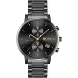  Shop Authentic Hugo Boss Integrity Black Dial Black Steel Strap Watch for Men - 1513780 - Luxxuri