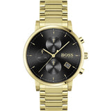  Shop Authentic Hugo Boss Integrity Chronograph Grey Dial Gold Steel Strap Watch for Men - 1513781 - Luxxuri