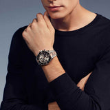  Shop Authentic Hugo Boss Ocean Edition Black Dial Two Tone Steel Strap Watch for Men - 1513705 - Luxxuri