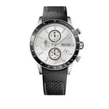  Shop Authentic Hugo Boss Rafale Chronograh Quartz White Dial Black Leather Strap Watch For Men - HB1513403 - Luxxuri