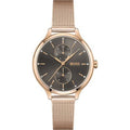  Shop Authentic Hugo Boss Symphony Grey Dial Gold Mesh Bracelet Watch for Women - 1502424 - Luxxuri