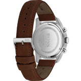  Shop Authentic Hugo Boss Skymaster Grey Dial Brown Leather Strap Watch for Men - 1513787 - Luxxuri
