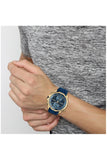  Shop Authentic Hugo Boss Globetrotter Blue Dial Blue Silicone Strap Watch for Men - 1513822 - Luxxuri