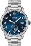  Shop Authentic Hugo Boss Legacy Blue Dial Silver Steel Strap Watch for Men - 1513707 - Luxxuri