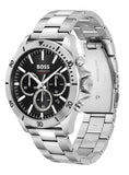  Shop Authentic Hugo Boss Troper Chronograph Blue Dial Silver Steel Strap Watch For Men - 1514057 - Luxxuri