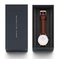  Shop Authentic Daniel Wellington Classic St. Mawes White Dial Brown Leather Strap Watch for Men - DW00100035 - Luxxuri
