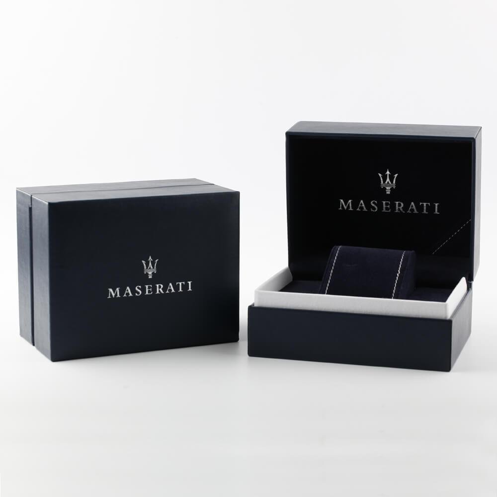 Maserati Traguardo Chronograph Yellow Dial Black Silicone Strap Watch For Men - R8871612045