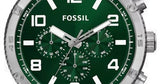 Shop Authentic Fossil Brox Multifunction Green Dial Brown Leather Strap Watch for Men - BQ2801 - Luxxuri