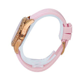  Shop Authentic Guess Sparkling Diamonds Pink Dial Pink Rubber Strap Watch for Women - W0032L9 - Luxxuri
