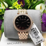  Shop Authentic Michael Kors Darci Black Dial Rose Gold Steel Strap Watch for Women - MK3402 - Luxxuri