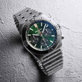  Shop Authentic Breitling Chronomat B01 42 Green Dial Silver Steel Strap Watch for Men - AB0134101L1A1 - Luxxuri