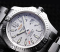  Shop Authentic Breitling Colt Automatic Silver Dial Black Leather Mens Watch - A1738811/G791/173A - Luxxuri