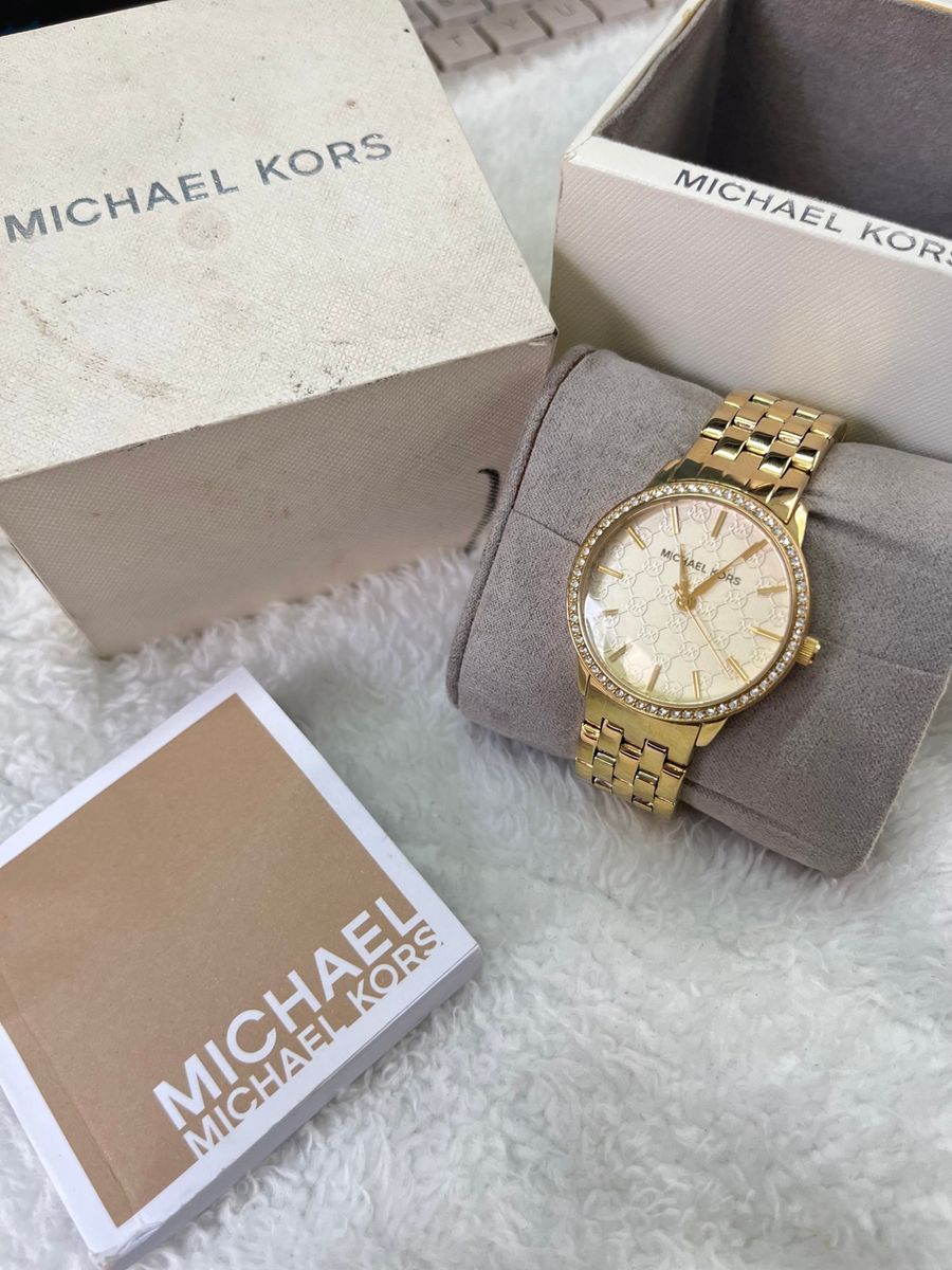  Shop Authentic Michael Kors Argyle Glitz Rose Gold Dial Rose Gold Steel Strap Watch For Women - MK3120 - Luxxuri