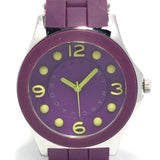  Shop Authentic Marc Jacobs Pelly Purple Dial Purple Silicone Strap Watch for Women - MBM2515 - Luxxuri