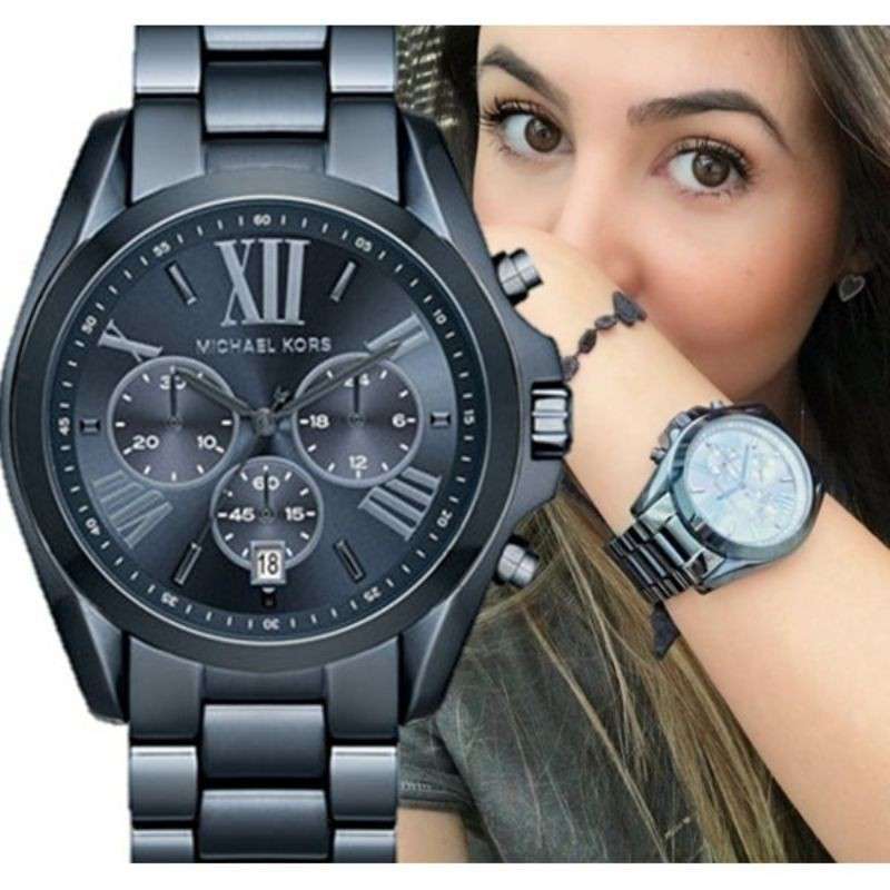  Shop Authentic Michael Kors Bradshaw Blue Dial Blue Steel Strap Watch for Men - MK6248 - Luxxuri