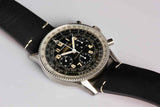  Shop Authentic Breitling Navitimer Ref. 806 1959 Re-Edition Black Dial Brown Leather Strap Watch for Men - AB0910371B1X1 - Luxxuri