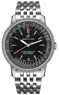  Shop Authentic Breitling Navitimer Automatic 38mm Black Dial Stainless Steel Mens Watch - A17325241B1A1 - Luxxuri