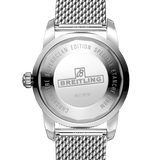  Shop Authentic Breitling Superocean Heritage B20 Automatic 46 Black Dial Silver Mesh Bracelet Watch for Men - AB2020121B1A1 - Luxxuri