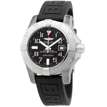  Shop Authentic Breitling Avenger II Seawolf Stainless Steel 45mm Black Rubber Strap Mens Watch - A1733110/BC31/153S - Luxxuri