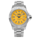  Shop Authentic Breitling Avenger Automatic 45mm Seawolf Yellow Dial Silver Steel Strap Strap Watch for Men - A17319101/1A1 - Luxxuri