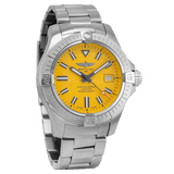  Shop Authentic Breitling Avenger Automatic 45mm Seawolf Yellow Dial Silver Steel Strap Strap Watch for Men - A17319101/1A1 - Luxxuri