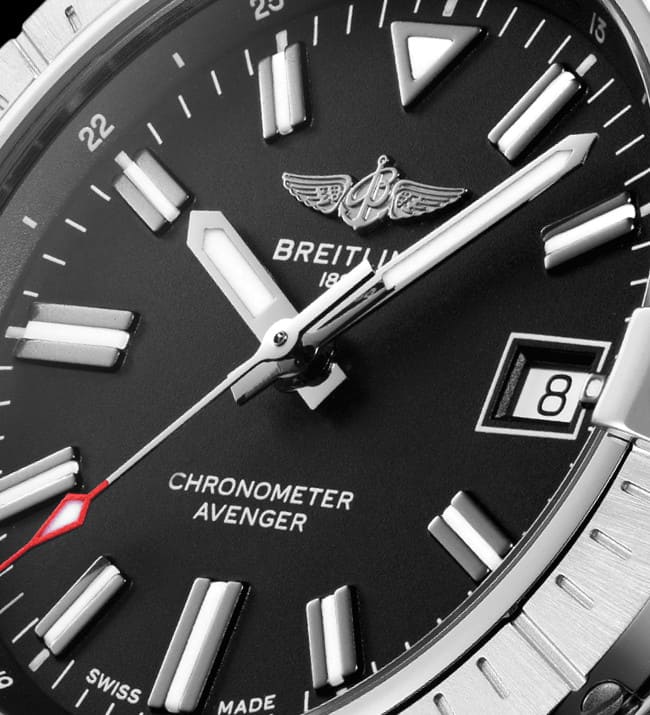  Shop Authentic Breitling Avenger Automatic 43mm Black Dial Silver Steel Strap Watch for Men - A17318101B1A1 - Luxxuri