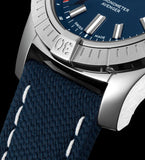  Shop Authentic Breitling Avenger Automatic 43 Blue Dial Blue Nylon Strap Watch for Men - A17318101C1X1 - Luxxuri