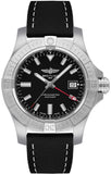  Shop Authentic Breitling Avenger Automatic GMT 43 Black Dial Black Nylon Strap Watch for Men - A32397101B1X1 - Luxxuri