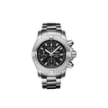  Shop Authentic Breitling Avenger Chronograph 43 Black Dial Silver Steel Strap Watch for Men - A13385101B1A1 - Luxxuri