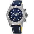  Shop Authentic Breitling Avenger Chronograph 45mm Blue Dial Blue Calfskin Strap Watch for Men - A13317101C1X2 - Luxxuri