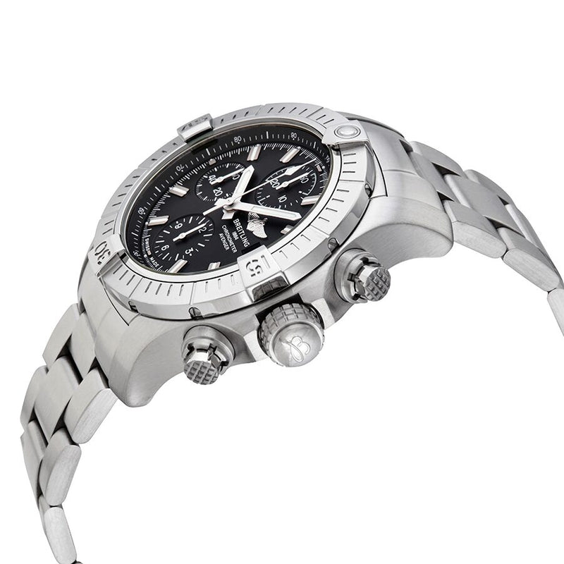  Shop Authentic Breitling Avenger Chronograph 43 Black Dial Silver Steel Strap Watch for Men - A13385101B1A1 - Luxxuri