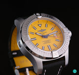  Shop Authentic Breitling Avenger Automatic 45mm Seawolf Yellow Dial Black Nylon Strap Watch for Men - A17319101/1X2 - Luxxuri