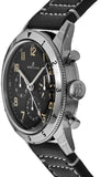  Shop Authentic Breitling Avi Ref. 765 1953 Re-Edition Black Dial Black Leather Strap Watch for Men - AB0920131B1X1 - Luxxuri