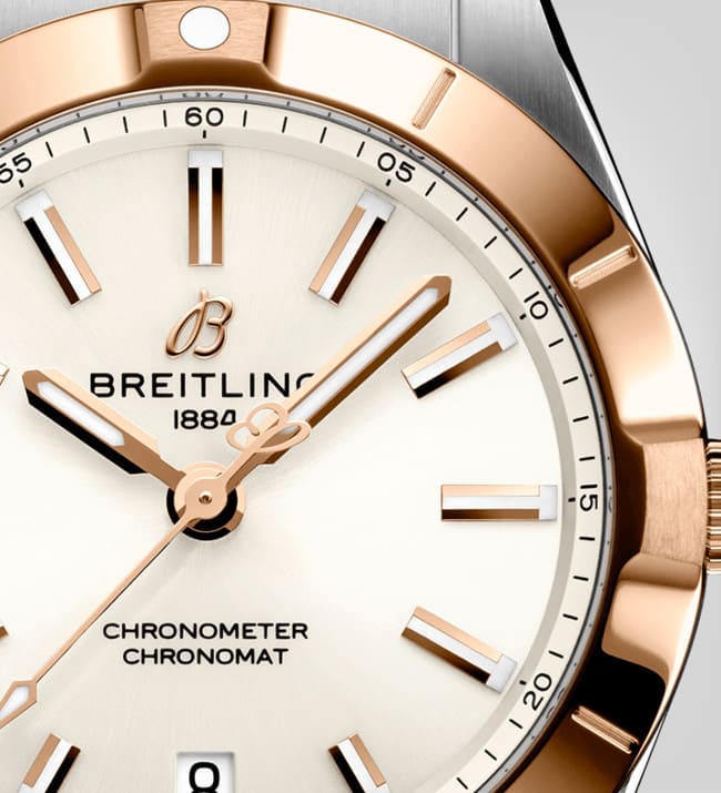  Shop Authentic Breitling Chronomat 32 White Dial Two Tone Steel Strap Watch for Women - U77310101A1U1 - Luxxuri