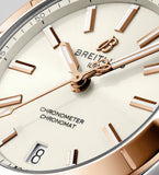  Shop Authentic Breitling Chronomat 32 White Dial Two Tone Steel Strap Watch for Women - U77310101A1U1 - Luxxuri