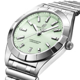  Shop Authentic Breitling Chronomat 32 Diamonds Green Dial Silver Steel Strap Watch for Women - A77310101L1A1 - Luxxuri